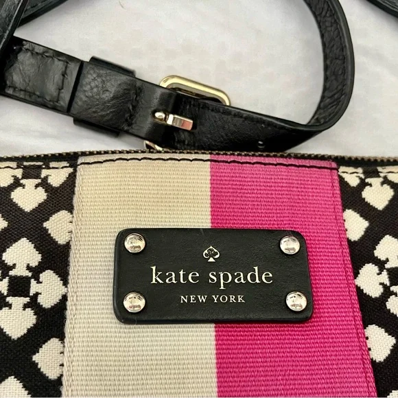 Kate Spade Black and Pink Geometric Crossbody Bag - Picture 4 of 7